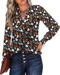 Luxe-Fit Sculpted V-Neck Print Top
