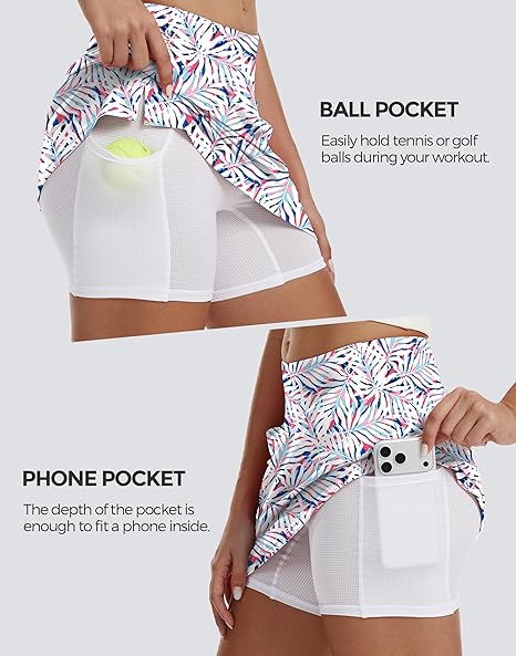 Elite Performance Pocketed Tennis Golf Skort